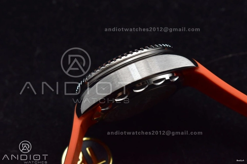 Edition on Ceramic Rubber A2824 Dial SS Gray 1:1 Black Orange 6000M Bezel Strap Deep Seamaster Ultra Best TF 1229